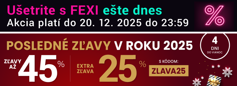 Zľavy až 45 % + naviac zľava 25 %