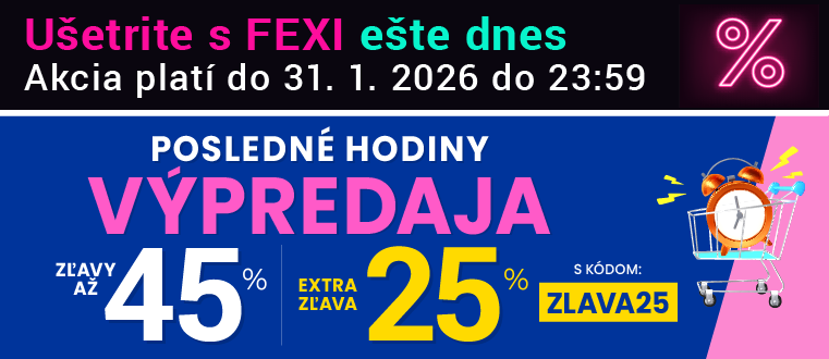 Zľavy až 45 % + naviac zľava 25 %