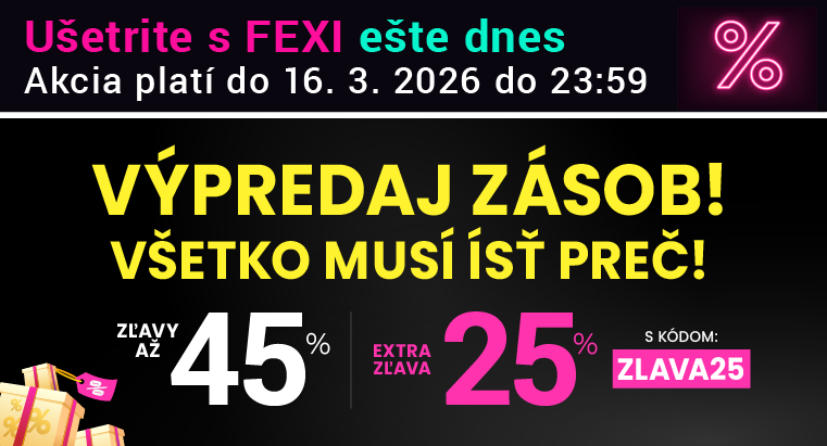 Zľavy až 45 % + naviac zľava 25 %