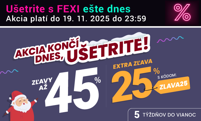 Zľavy až 45 % + naviac zľava 25 %