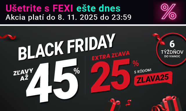 Zľavy až 45 % + naviac zľava 25 %