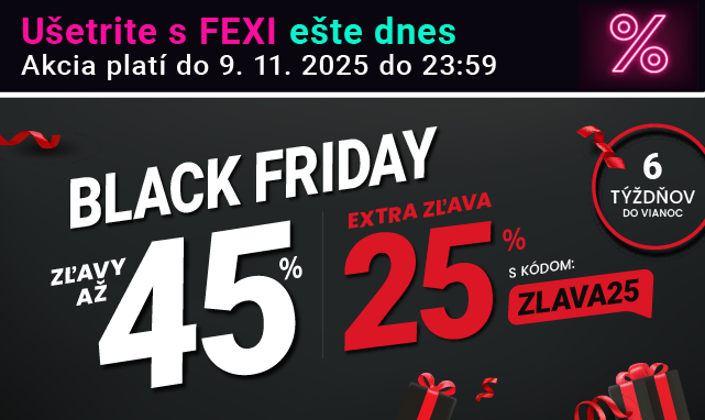 Zľavy až 45 % + naviac zľava 25 %