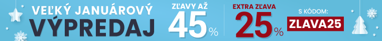 Zľavy až 45 % + naviac zľava 25 %