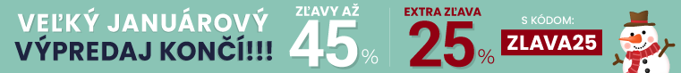 Zľavy až 45 % + naviac zľava 25 %
