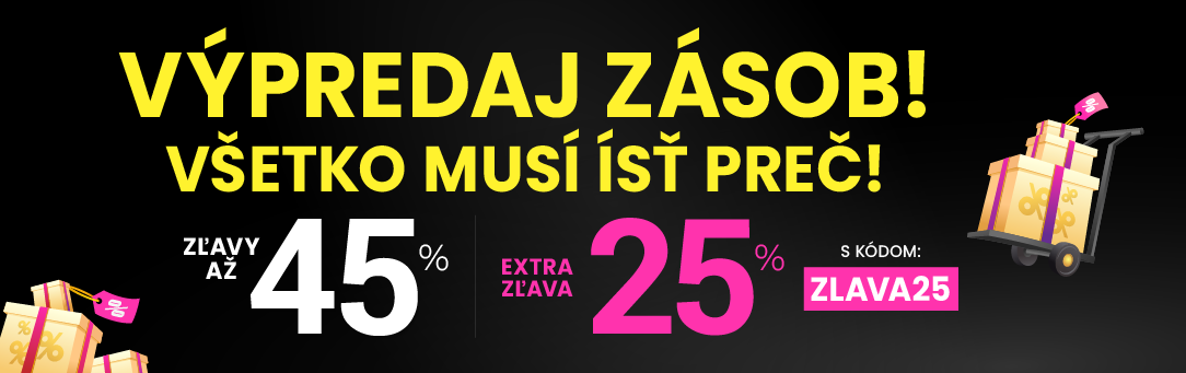Zľavy až 45 % + naviac 25 %