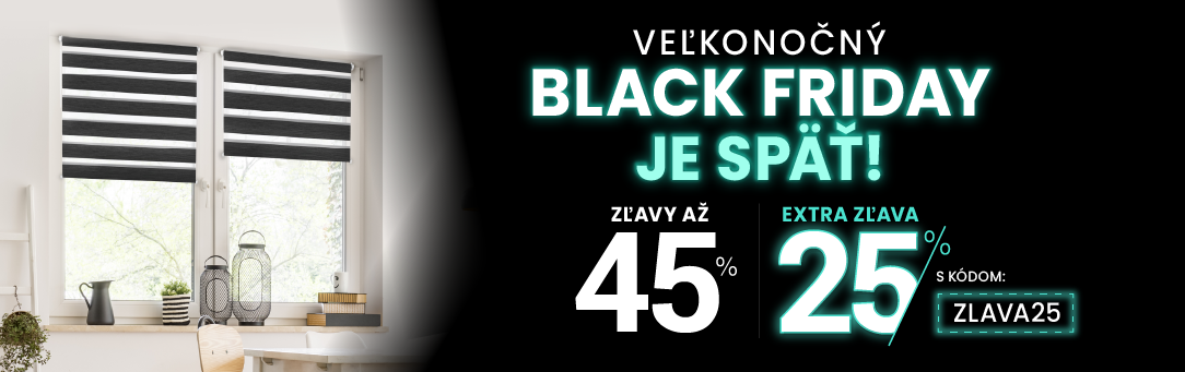 Zľavy až 45 % + naviac zľava 25 %