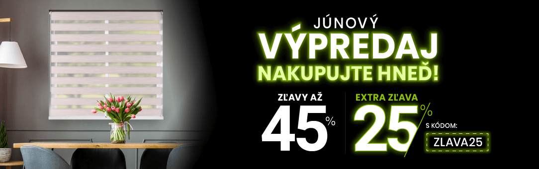 Zľavy až 45 % + naviac zľava 25 %