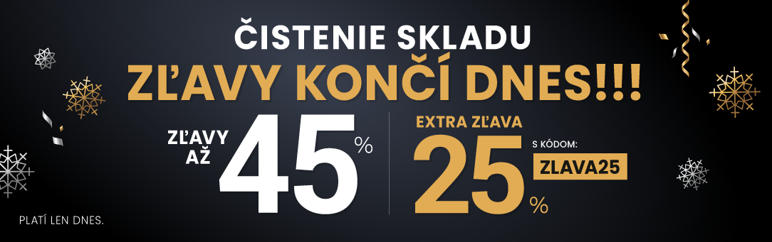 Zľavy až 45 % + naviac 25 %