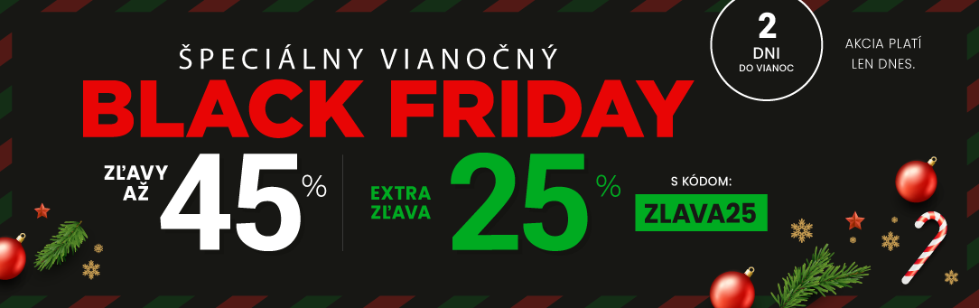 Zľavy až 45 % + naviac zľava 25 %