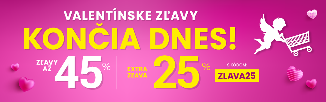 Zľavy až 45 % + Naviac zľava 25 %