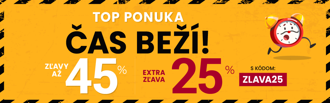 Zľavy až 45 % + naviac zľava 25 %