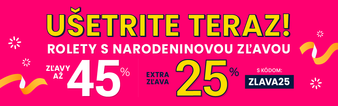 Zľavy až 45 % + naviac zľava 25 %