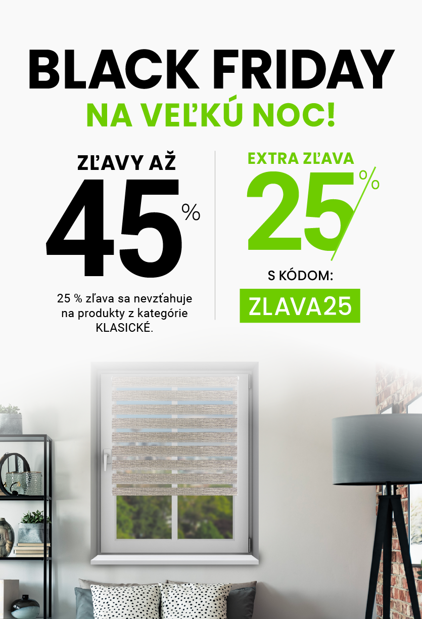 Zľavy až 45 % + naviac zľava 25 %