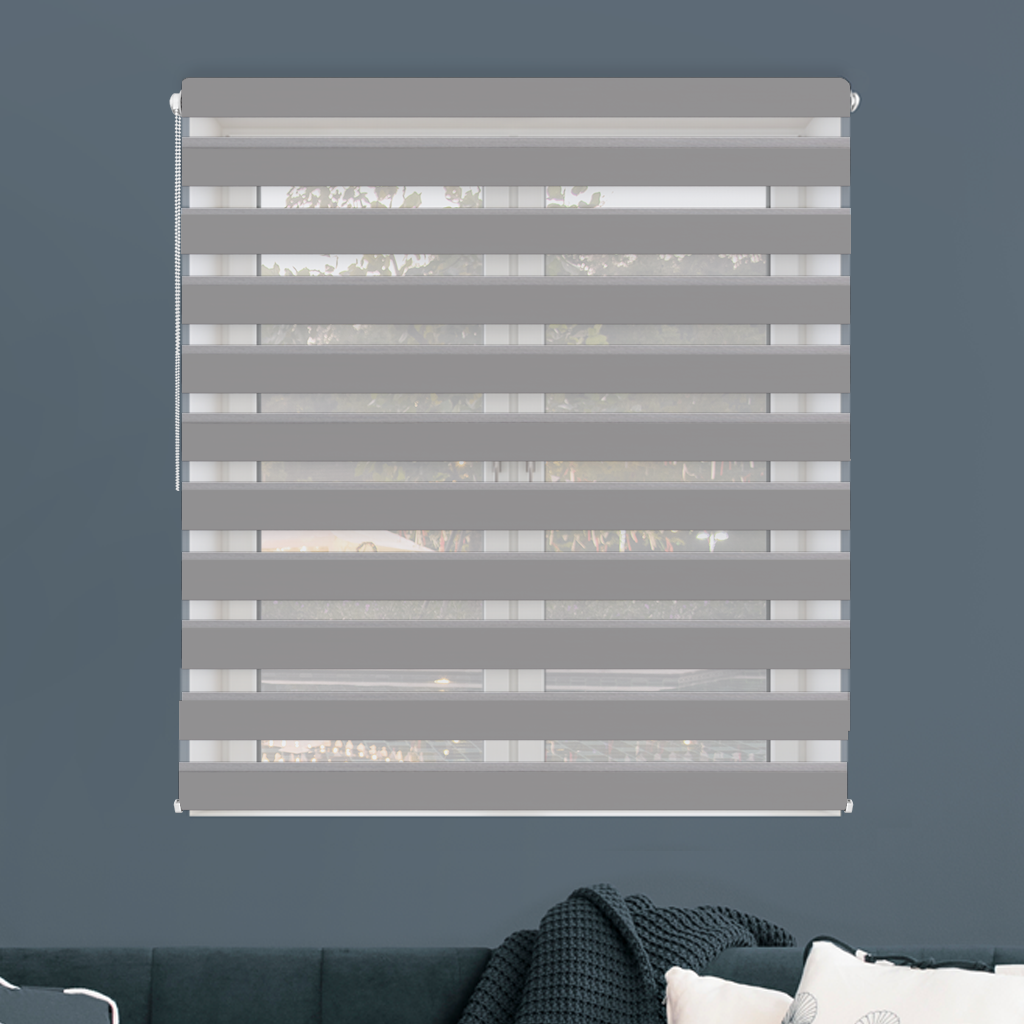 FEXI Roleta Deň a noc, Blackout Holubia sivá, A 3504e Šírka rolety: 30 cm, Výška rolety: 150 cm, Strana a barva mechanismu: Pravá - Biela