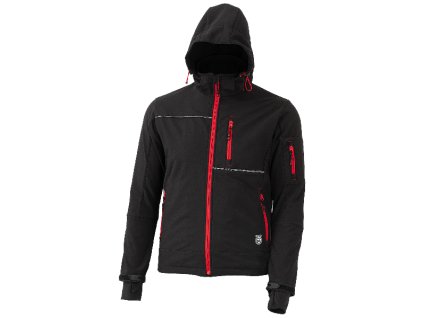 Softshellová bunda Bennon RUFUS Jacket black/red 1/14