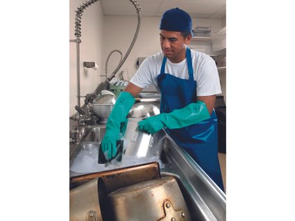 Chemické rukavice Ansell 37-185 Sol-Vex (12 párů) 2/2