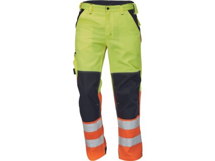 Reflexní kalhoty Červa KNOXFIELD HV FL290 - HV ŽLUTÁ/HV ORANŽOVÁ 1/1