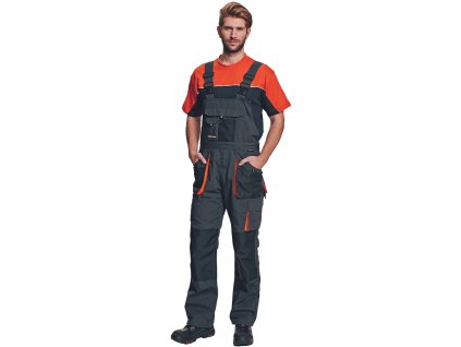 Kalhoty s laclem Australian Line EMERTON - ČERNÁ 1/2