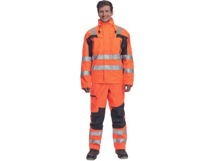 Reflexní bunda Červa TICINO - HV ORANŽOVÁ 1/3