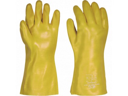 Chemické rukavice Dipped Gloves Standard - ŽLUTÁ 1/1