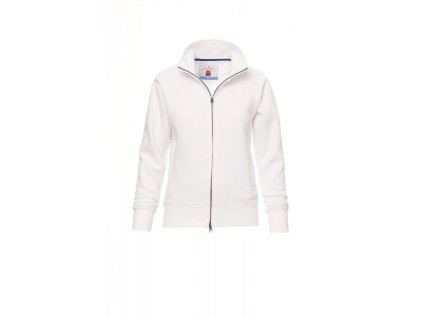Dámská mikina na zip Payper PANAMA+LADY - BÍLÁ 1/1