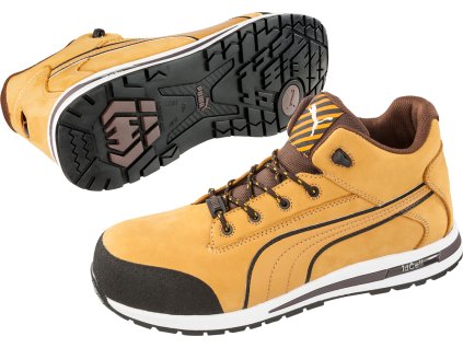 Kotníková obuv PUMA SAFETY DASH WHEAT MID S3 HRO SRC 1/6