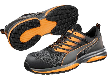 Polobotky PUMA SAFETY CHARGE ORANGE LOW S1P ESD HRO SRC 1/6