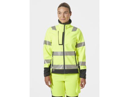 Dámská softshellová reflexní bunda Helly Hansen ALNA 2.0 SOFTSHELL - ŽLUTÁ 1/9