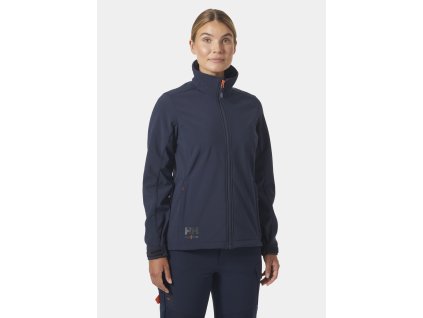 Dámská softshellová bunda Helly Hansen W LUNA SOFTSHELL - NAVY 1/8