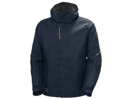 Nepromokavá bunda s kapucí Helly Hansen KENSINGTON SHELL - NAVY 1/2