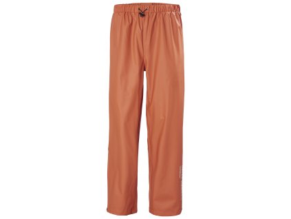 Nepromokavé kalhoty Helly Hansen VOSS - TMAVĚ ORANŽOVÁ 1/2
