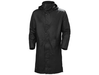 Nepromokavý kabát s kapucí Helly Hansen VOSS RAIN COAT - ČERNÁ 1/2