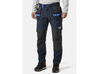 Strečové kalhoty Helly Hansen OXFORD 4X CONSTRUCTION - NAVY/ŠEDÁ EBONY 1/7