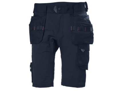 Strečové kraťasy Helly Hansen CHELSEA EVOLUTION CONSTRUCTION - NAVY 1/2