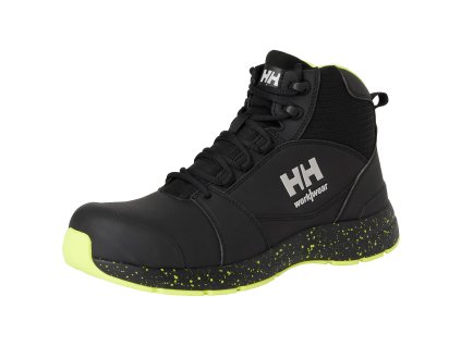 Kotníková obuv Helly Hansen BARCODE MXR MID S3S - ČERNÁ/ŽLUTÁ 1/6