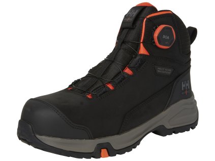 Kotníková obuv Helly Hansen MANCHESTER LTR MID BOA S7S HT - ČERNÁ/ŠEDÁ 1/6