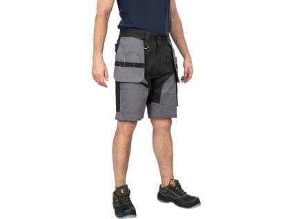 Kraťasy Červa KEILOR FP STRETCH - ŠEDÁ/ČERNÁ 1/4