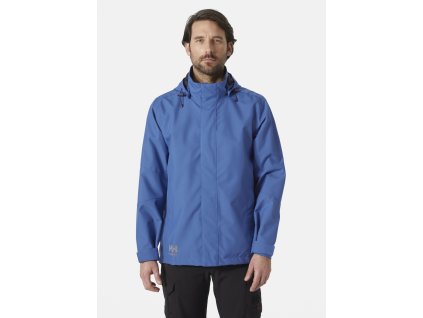 Nepromokavá bunda s kapucí Helly Hansen OXFORD SHELL - STONE BLUE 1/7