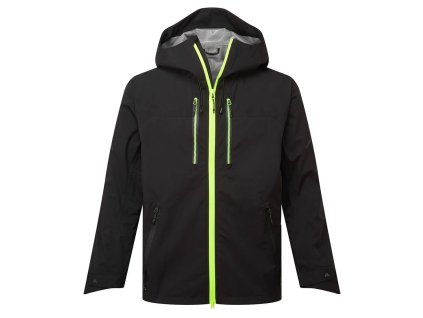Nepromokavá bunda s kapucí Portwest EV4 Shell - ČERNÁ 1/2
