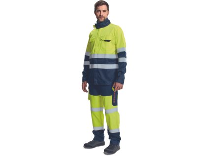 Reflexní bunda Červa MULTINORM STRING PM HV - ŽLUTÁ/NAVY 1/3