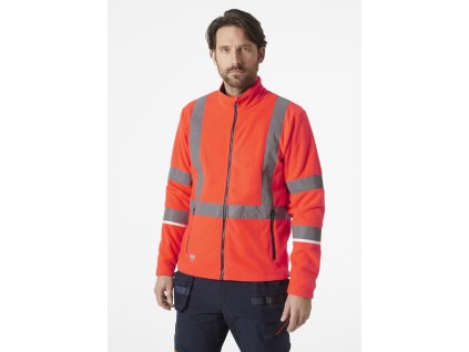 Reflexní fleecová bunda Helly Hansen UC-ME - ČERVENÁ 1/5