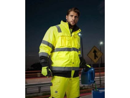 Reflexní bunda ARDON HOWARD+ - ŽLUTÁ/ČERNÁ 1/4