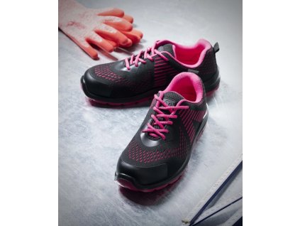 Dámské polobotky ARDON FLYTEX S1P ESD - RŮŽOVÁ 1/6