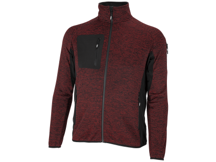 Mikina na zip Bennon ALTOS Sweatshirt red 1/6