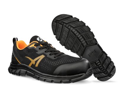 Polobotky Albatros LEVITATE ORANGE LOW S1PS - ŠEDÁ/ORANŽOVÁ 1/6