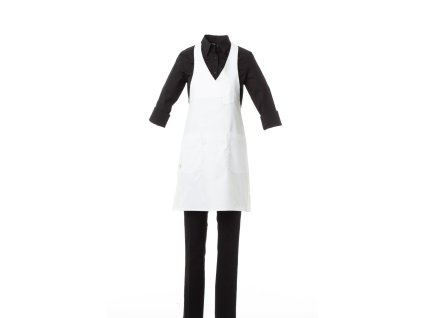 Kuchařská zástěra Payper NOUVELLE - BÍLÁ 1/1