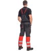 Reflexní kalhoty s laclem KNOXFIELD HV DW275 - HV ČERVENÁ/ANTRACIT 2/3