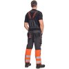 Reflexní kalhoty s laclem KNOXFIELD HV DW275 - HV ORANŽOVÁ/ANTRACIT 2/3