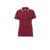 Dámská polokošile s krátkým rukávem Payper SKIPPER LADY - BORDO/BÍLÁ 1/1