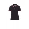 Dámská polokošile s krátkým rukávem Payper SKIPPER LADY - ČERNÁ/FUCHSIOVÁ NEON 1/1